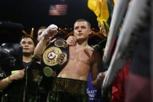 Eimantas Stanionis wants three fights, unification in 2025