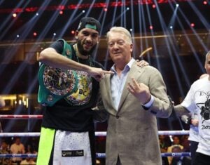 Promoter explains why Hamzah Sheeraz is fighting Carlos Adames instead of Janibek Alimkhanuly