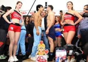 Jaime Munguia and Bruno Surace make weight for Saturday's main event in Tijuana