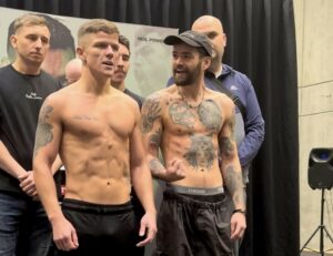 Tyrone McKenna and Dylan Moran hit the scales ahead of War in Waterford