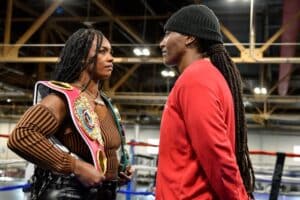 Danielle Perkins didn’t think Claressa Shields would come to heavyweight
