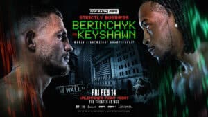 Berinchyk to Defend Lightweight Title Against Keyshawn Davis on February 14