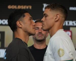 Weights from Australia: Jai Opetaia and David Nyika both come in under 200lbs