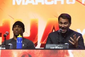 Eddie Hearn Believes Anthony Joshua Would Be Motivated For Fights Against Dillian Whyte, Wilder, Bakole