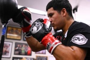 Cain Sandoval compared to David Benavidez at Wild Card