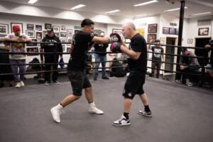 Cain Sandoval has been sparring Devin Haney as he prepares for Mark Bernaldez