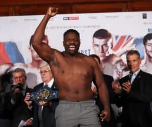 Dereck Chisora heavier than Otto Wallin by 20lbs in Manchester