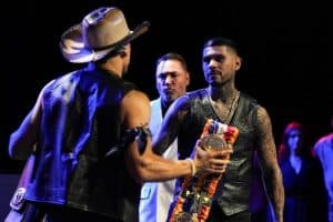 Teofimo Lopez Jnr trashes, slaps Arnold Barboza Jnr at media event