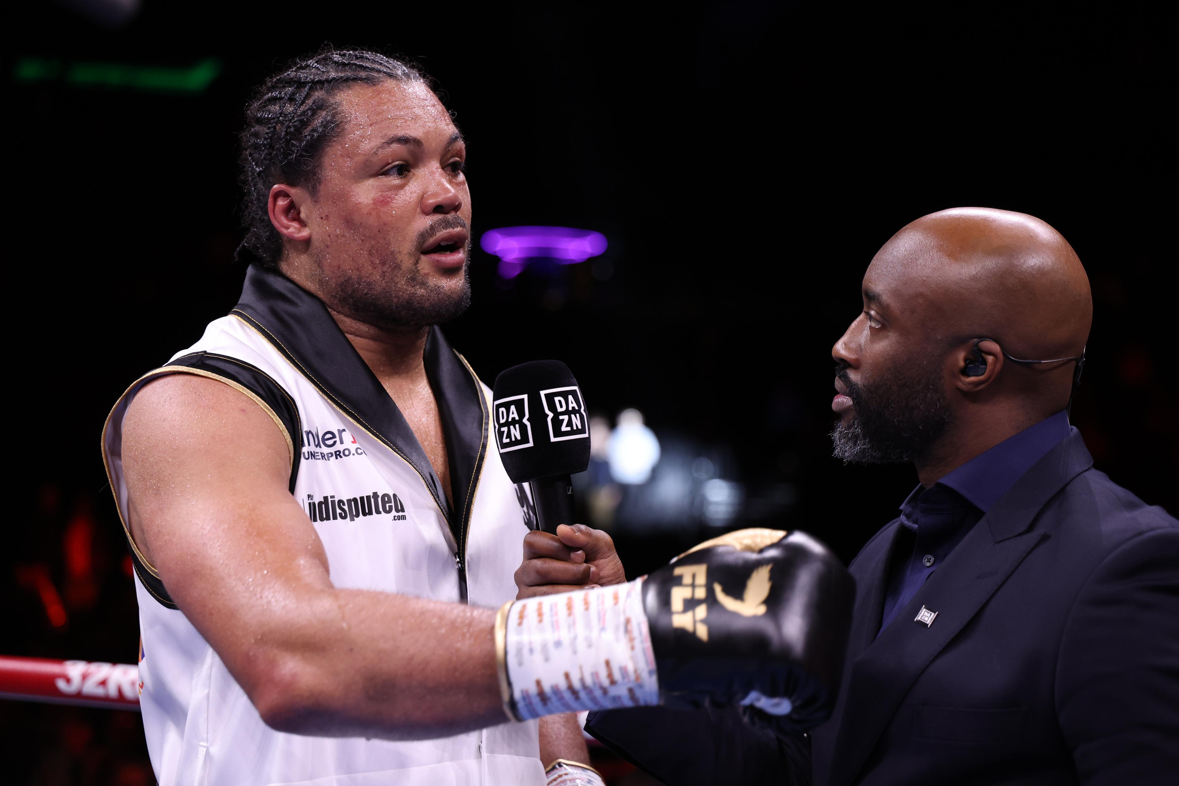 Joe Joyce rejects talk of retirement: ‘I’ve still got my wits about me’