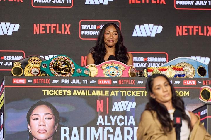 Alycia Baumgardner to work with trainer Derrick James for next fight