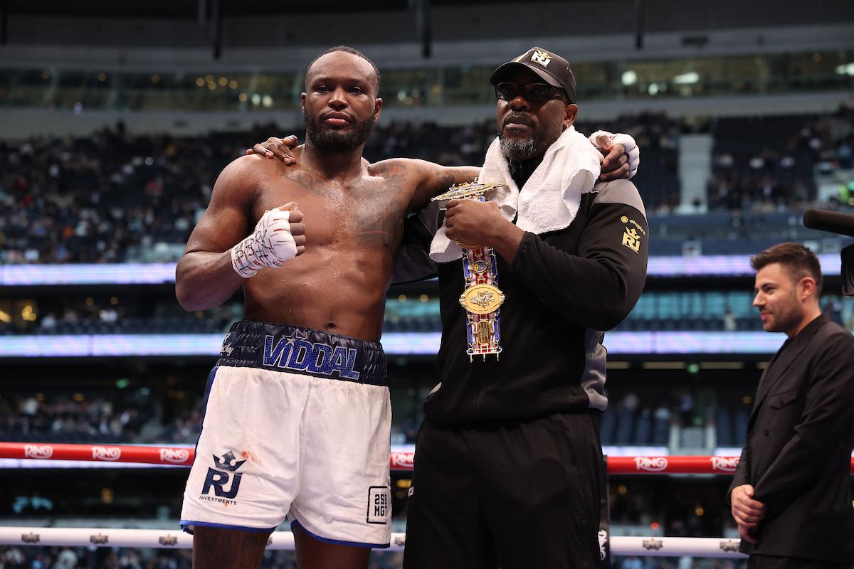 ‘I told you I’d do it’: Viddal Riley celebrates British title victory