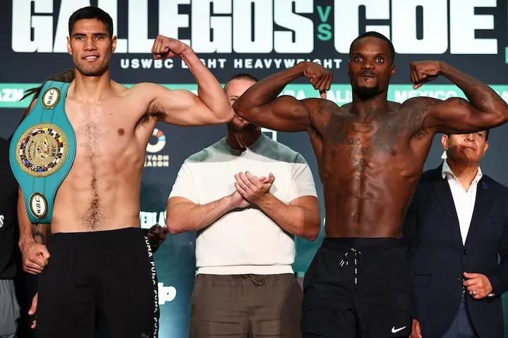 Khalil Coe, Manuel Gallegos make weight for rematch in Mexico