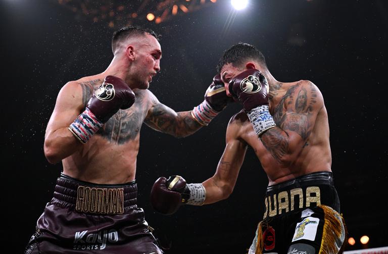 Sam Goodman cut again but he outpoints Cesar Vaca in Sydney