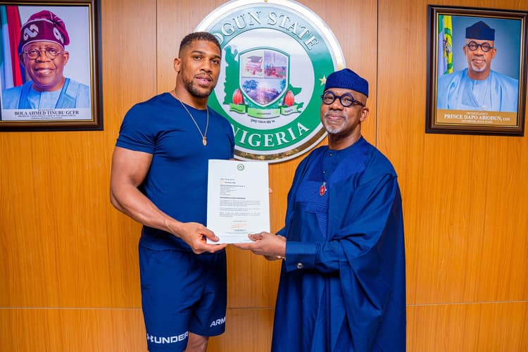Efe Ajagba Says London-Born Anthony Joshua Is 'Not A Real Nigerian'