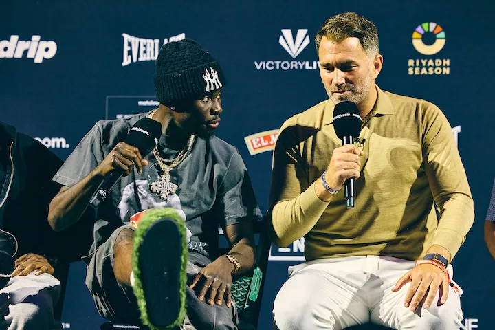 Eddie Hearn suggests 'snakes' and 'bloodsuckers' are putting words in Richardson Hitchins' mouth