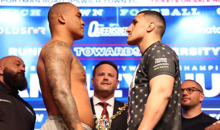 Justis Huni Weighs In At Career Heaviest For Fabio Wardley Fight, Portman Road Main Event Set