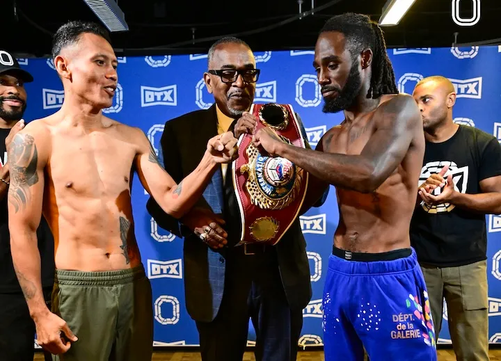 Elijah Pierce moves up to featherweight for Michael Dasmarines bout