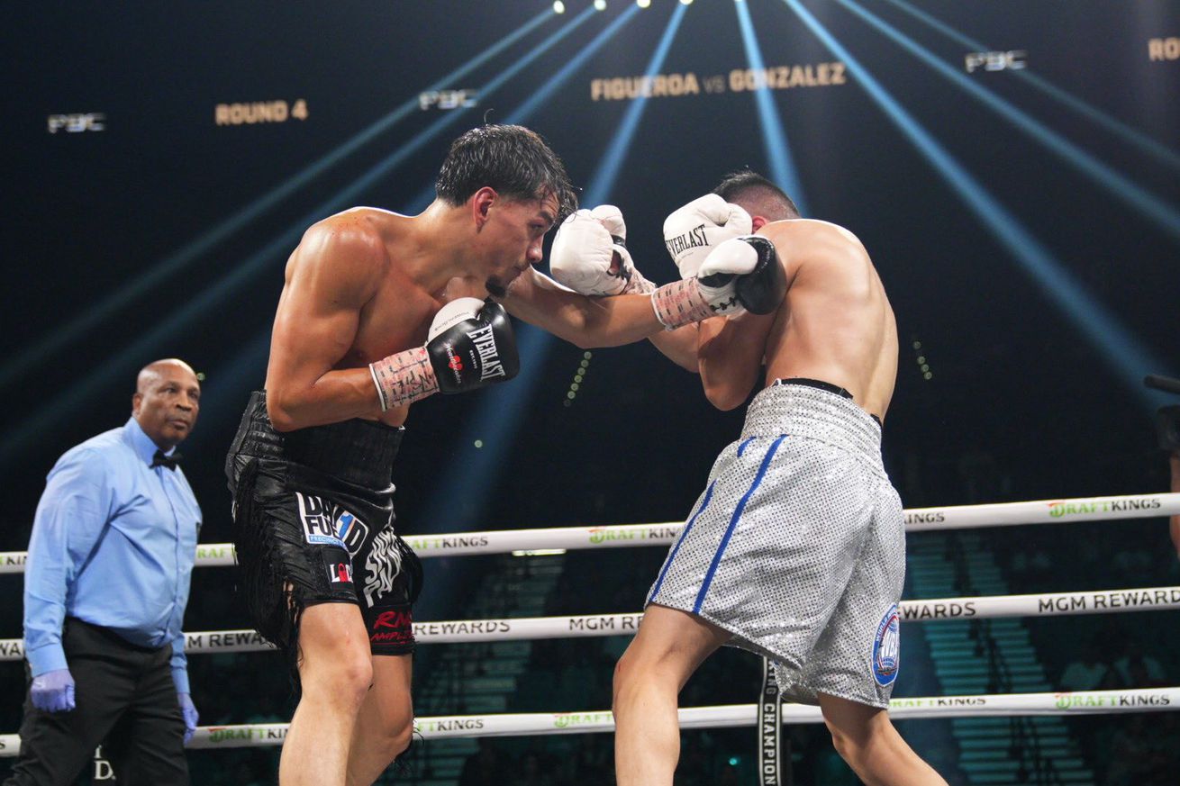 Figueroa edges past Gonzalez in hard-hitting featherweight scrap