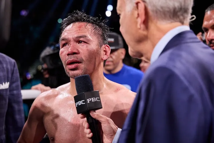 Manny Pacquiao in the moment after: ‘To fight again is not a question’