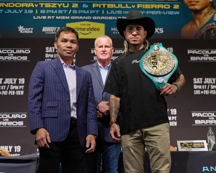 Manny Pacquiao makes weight for Mario Barrios challenge, can he now make history?