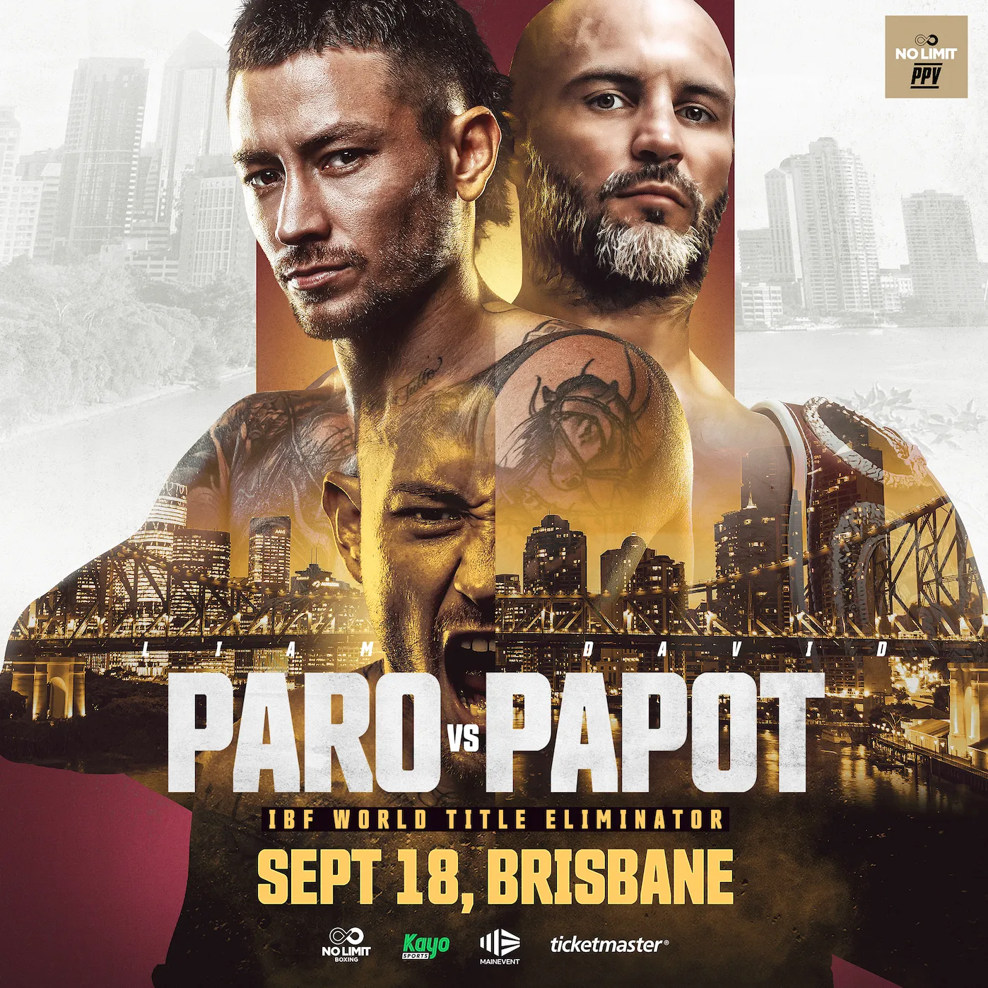 Liam Paro paired with David Papot in Pat Rafter Arena in September