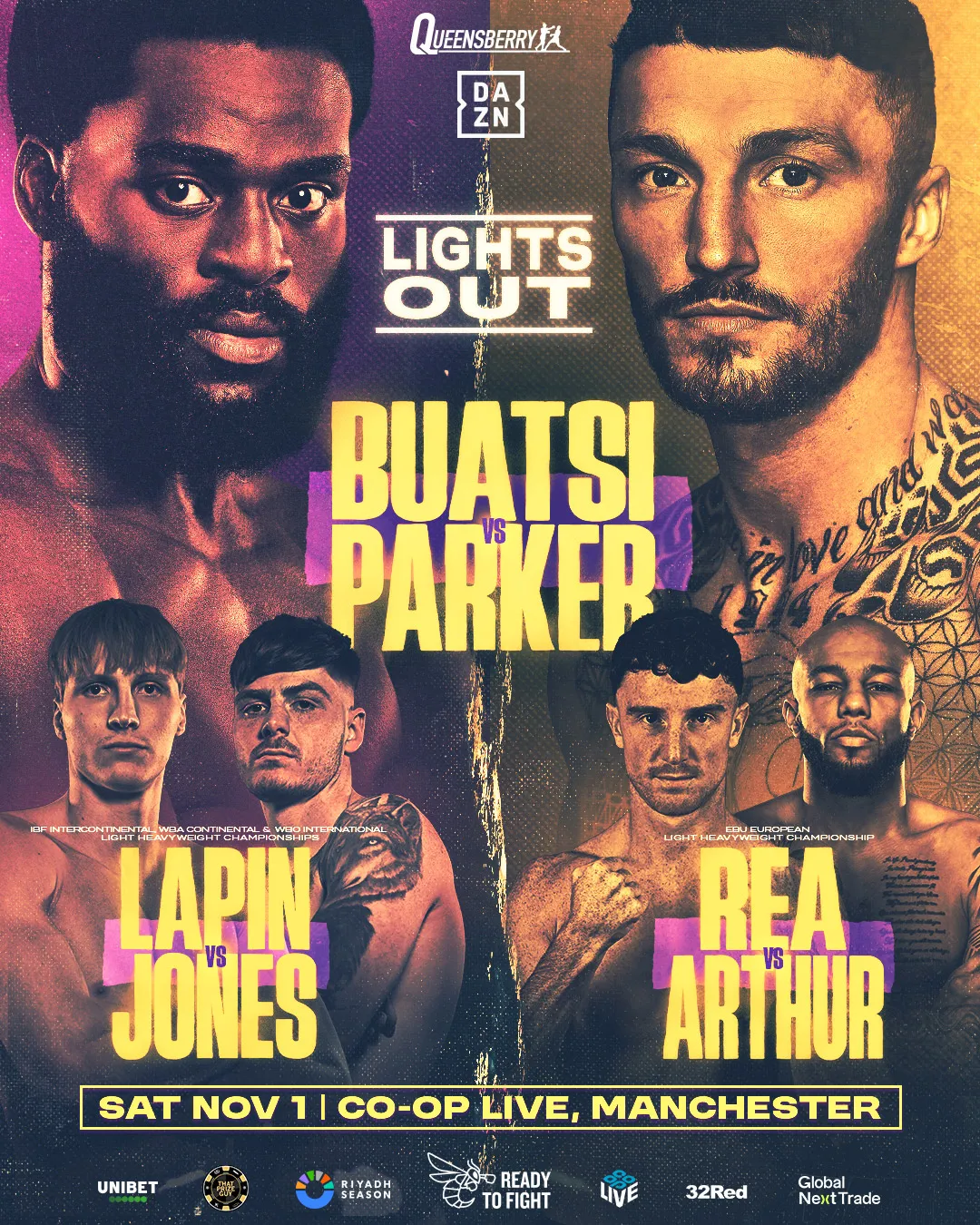 Joshua Buatsi-Zach Parker top light heavyweight triple-header