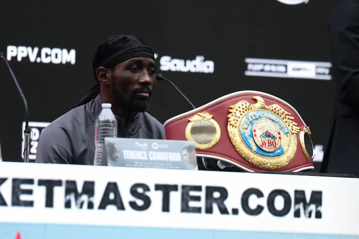 Terence Crawford’s WBA 154lbs reign will end once bell sounds for Canelo fight