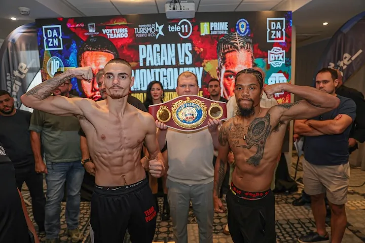 Joshua Pagan, Maliek Montgomery make weight in Puerto Rico