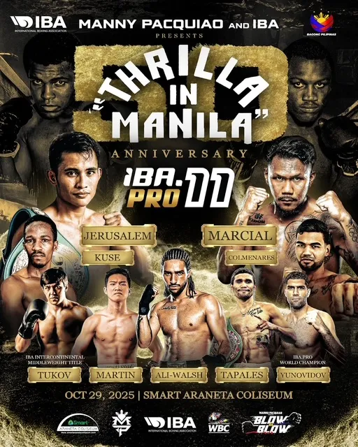 Melvin Jerusalem-Siyakholwa Kuse to headline Manny Pacquiao’s ‘Thrilla in Manila 2’