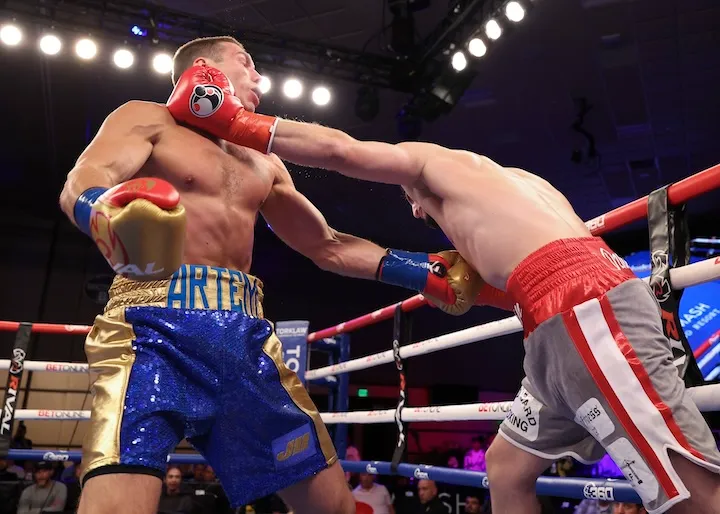 Umar Dzambekov experiences thrill of letting his hands go in KO win