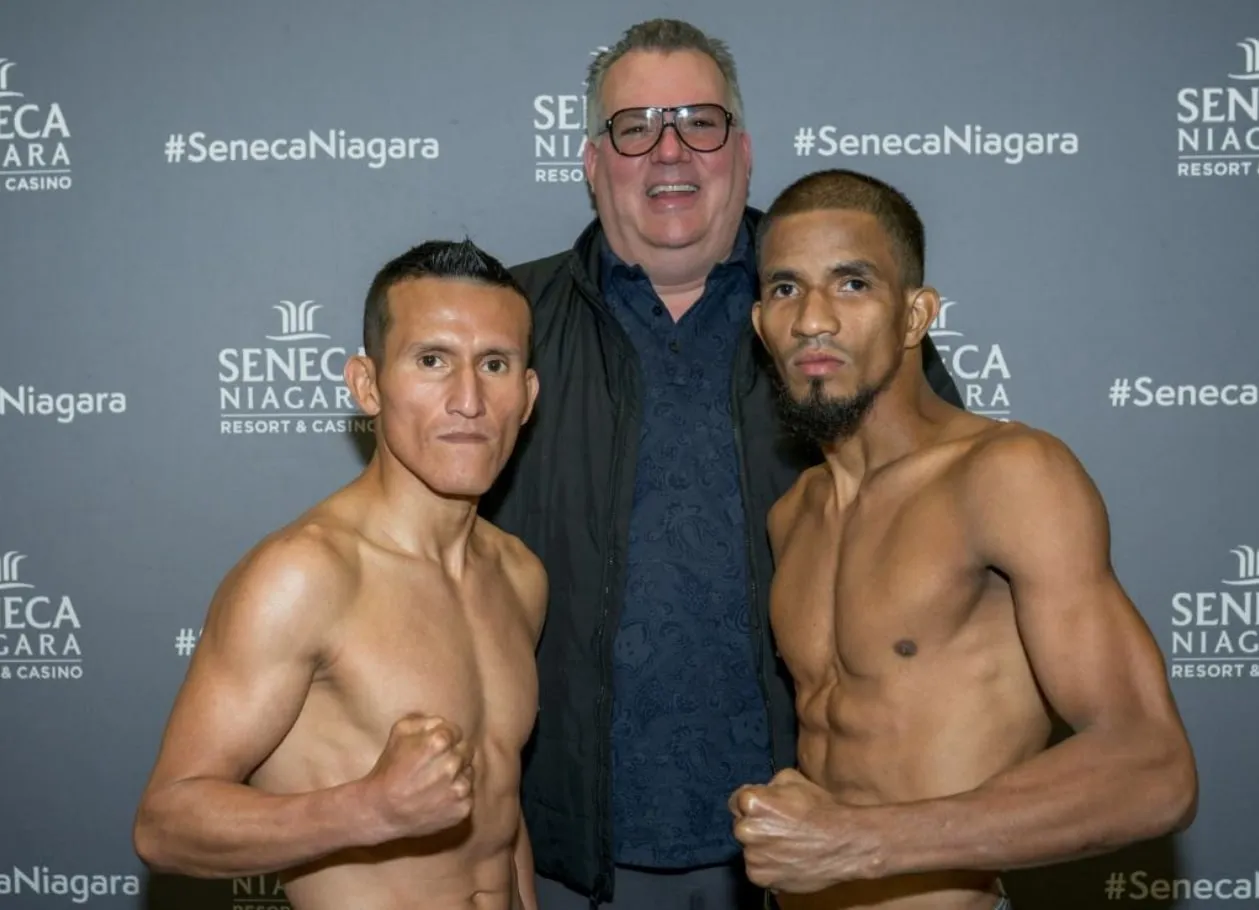 Azael Villar, Ricardo Astuvilca make weight for Niagara Falls rematch