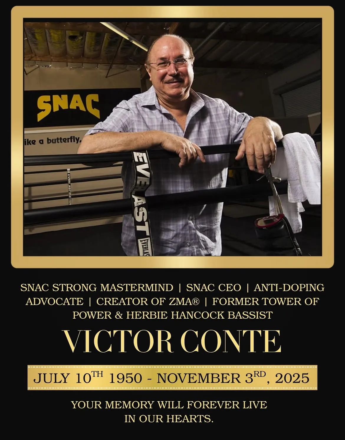 Victor Conte's death deprives boxing of a redemptive voice