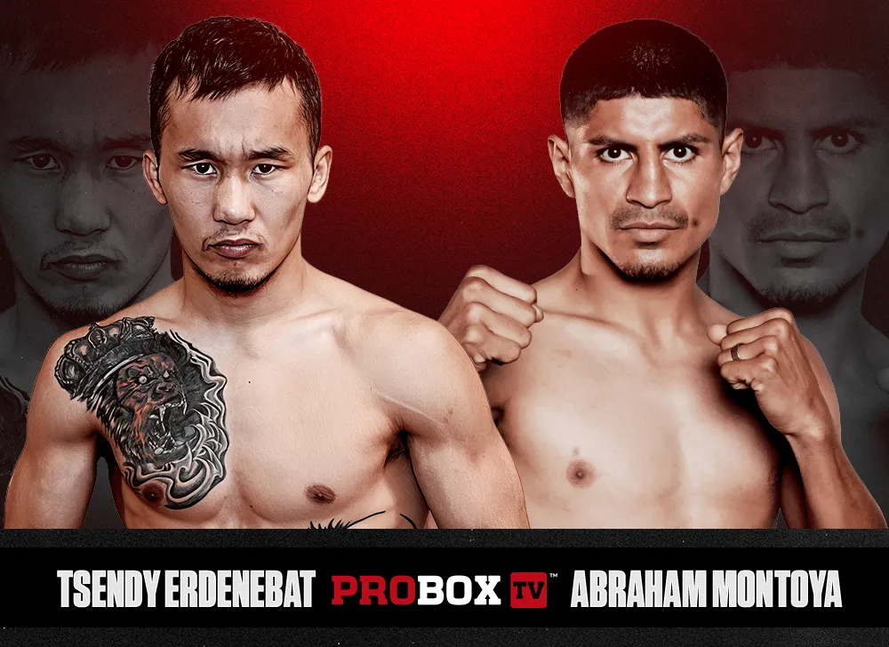 Tsendbaatar Erdenebat vs. Abraham Montoya added to Nov. 21 ProBox show