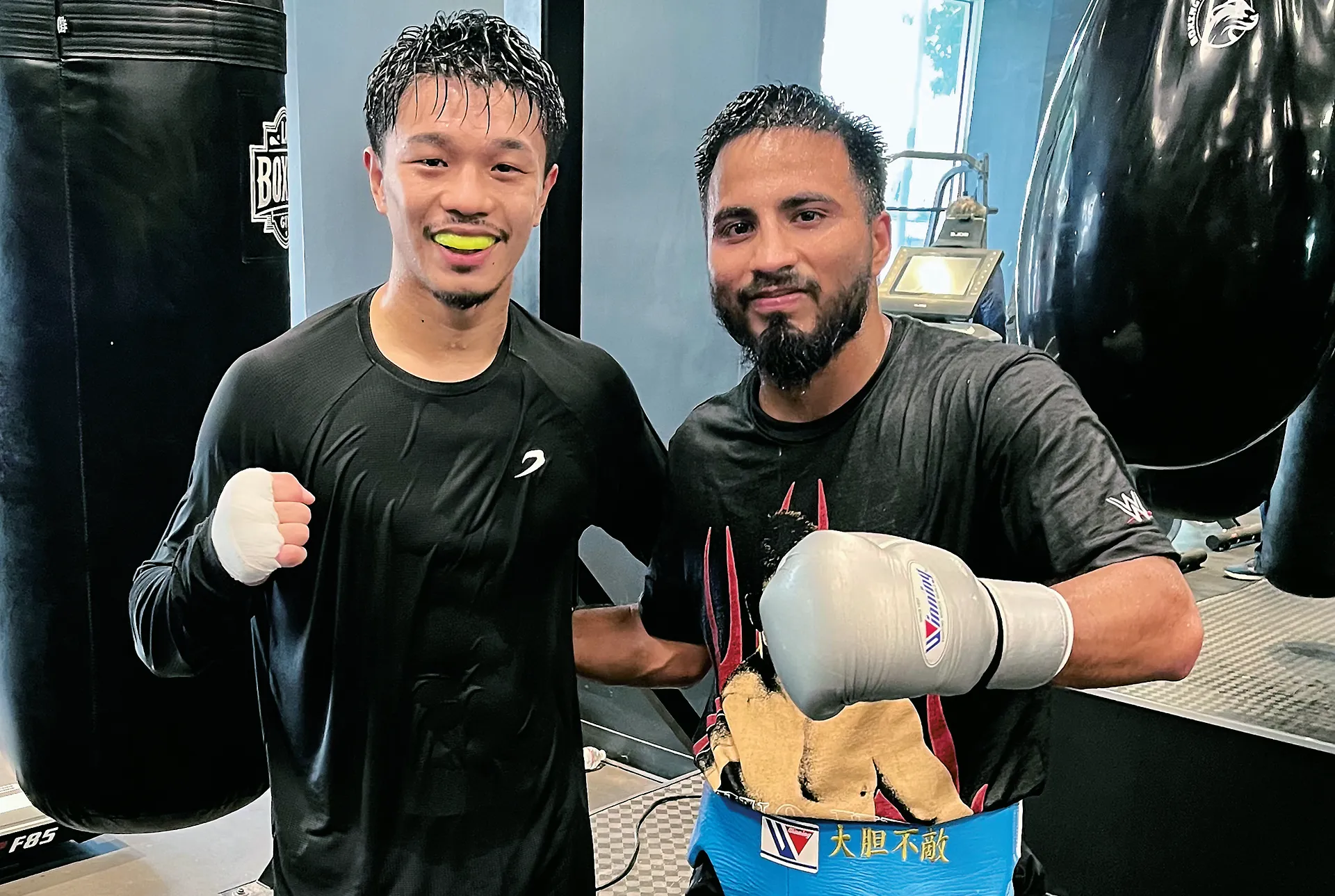 Ramon Cardenas and Junto Nakatani sharpen tools together ahead of coming fights