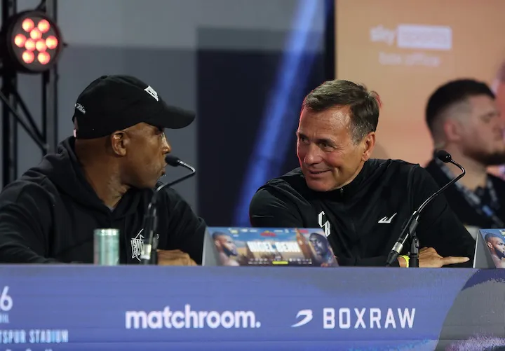 Nigel Benn said Chris Eubank Snr would show for sons’ first bout