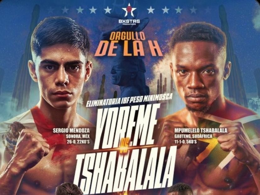 Sergio Mendoza-Mpumelelo Tshabalala Set For IBF 108-Pound Eliminator, Nov. 22