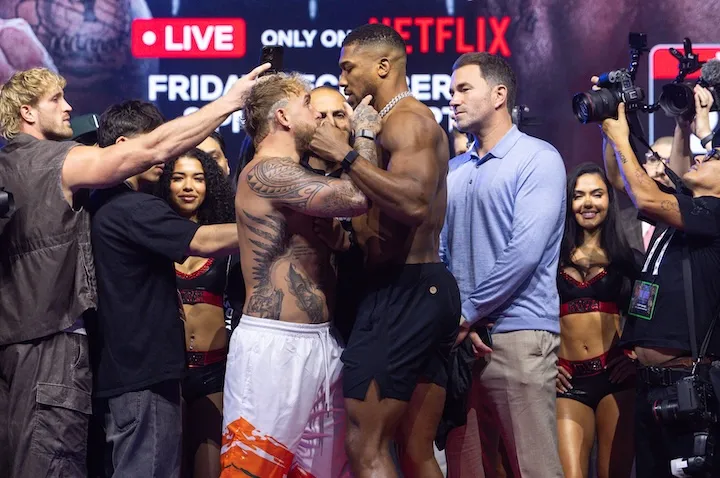 Anthony Joshua: ‘I want you to pray for Jake Paul’