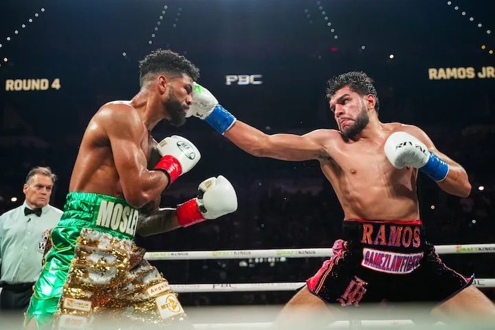 Jesus Ramos Jnr outworks Shane Mosley Jnr, wins decision in 160lbs debut