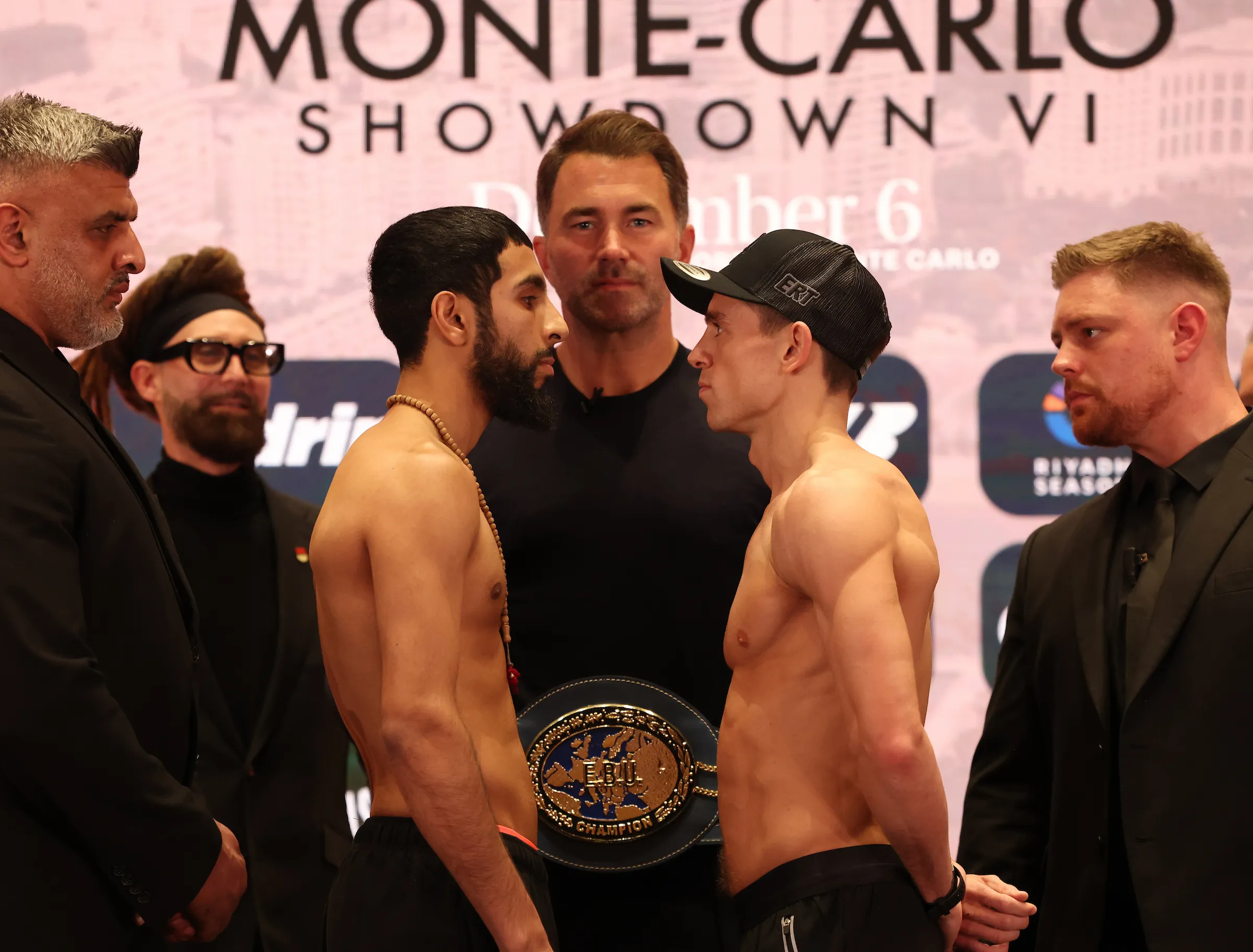 Shabaz Masoud and Peter McGrail both under 122lbs limit for EBU title fight