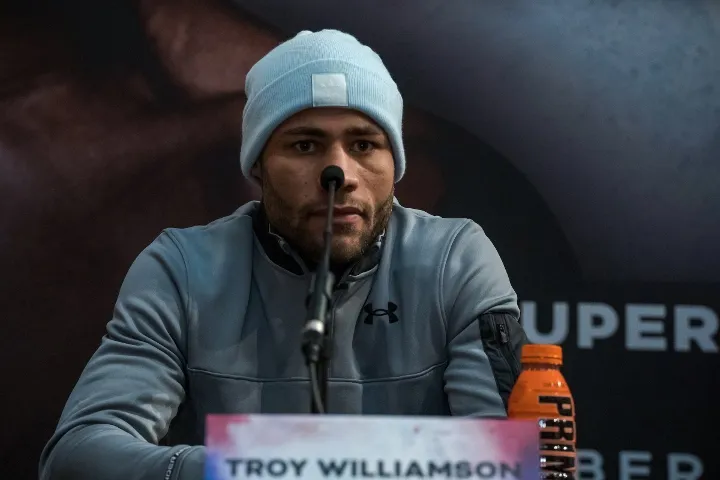 The pressure is off: Troy Williamson is ready for Callum Simpson