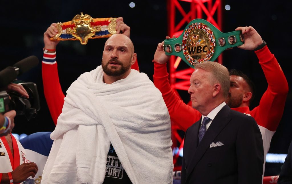 Frank Warren reiterates Tyson Fury will knock out Anthony Joshua