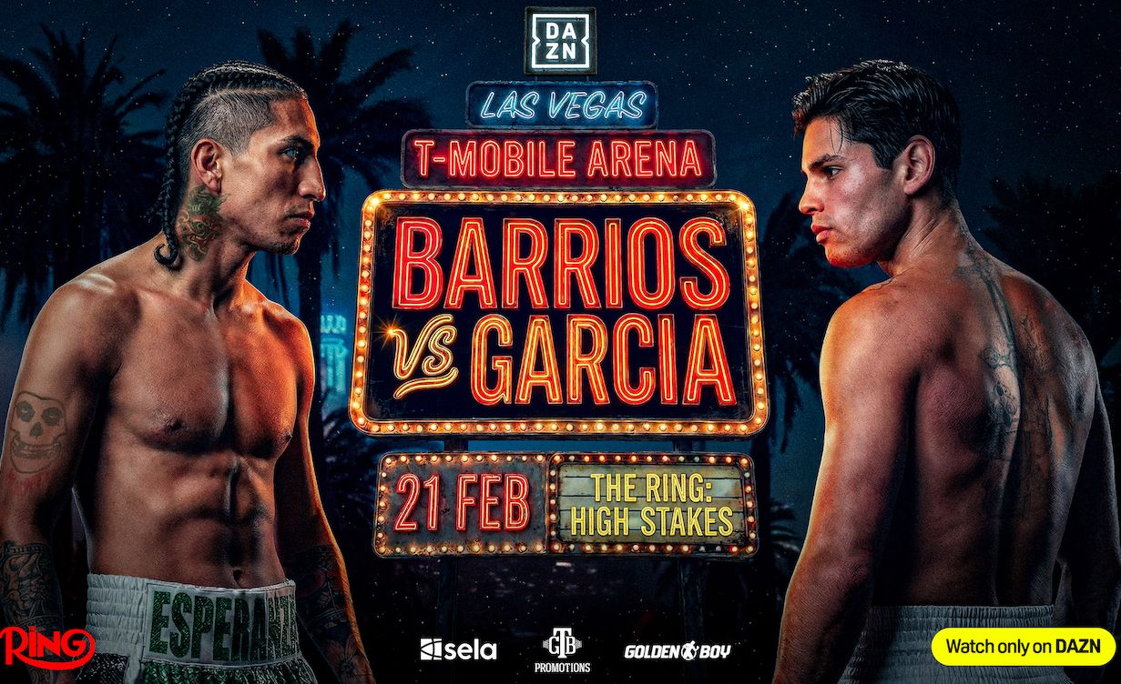 Mario Barrios vs. Ryan Garcia headlines 'The Ring: High Stakes' on Feb. 21 in Las Vegas