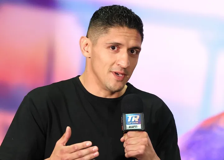 Giovani Santillan has one eye on his Saturday bout, one on main event