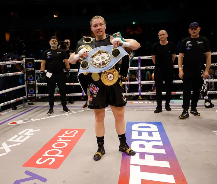 Lauren Price set for homecoming against Aquino, and promoter wants her to take on Claressa Shields