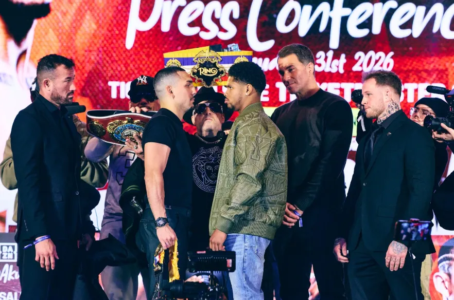 Teofimo Lopez Jnr predicts he will see Shakur ‘laid out flat’