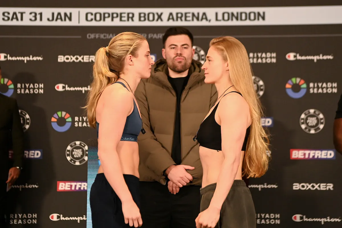 Fran Hennessy-Ellie Bouttell; Gradus Kraus-Boris Crighton make weight