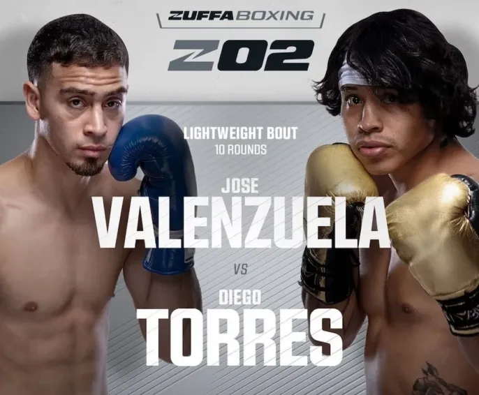 Jose Valenzuela-Diego Torres Confirmed As Zuffa Boxing Main Event Feb. 1