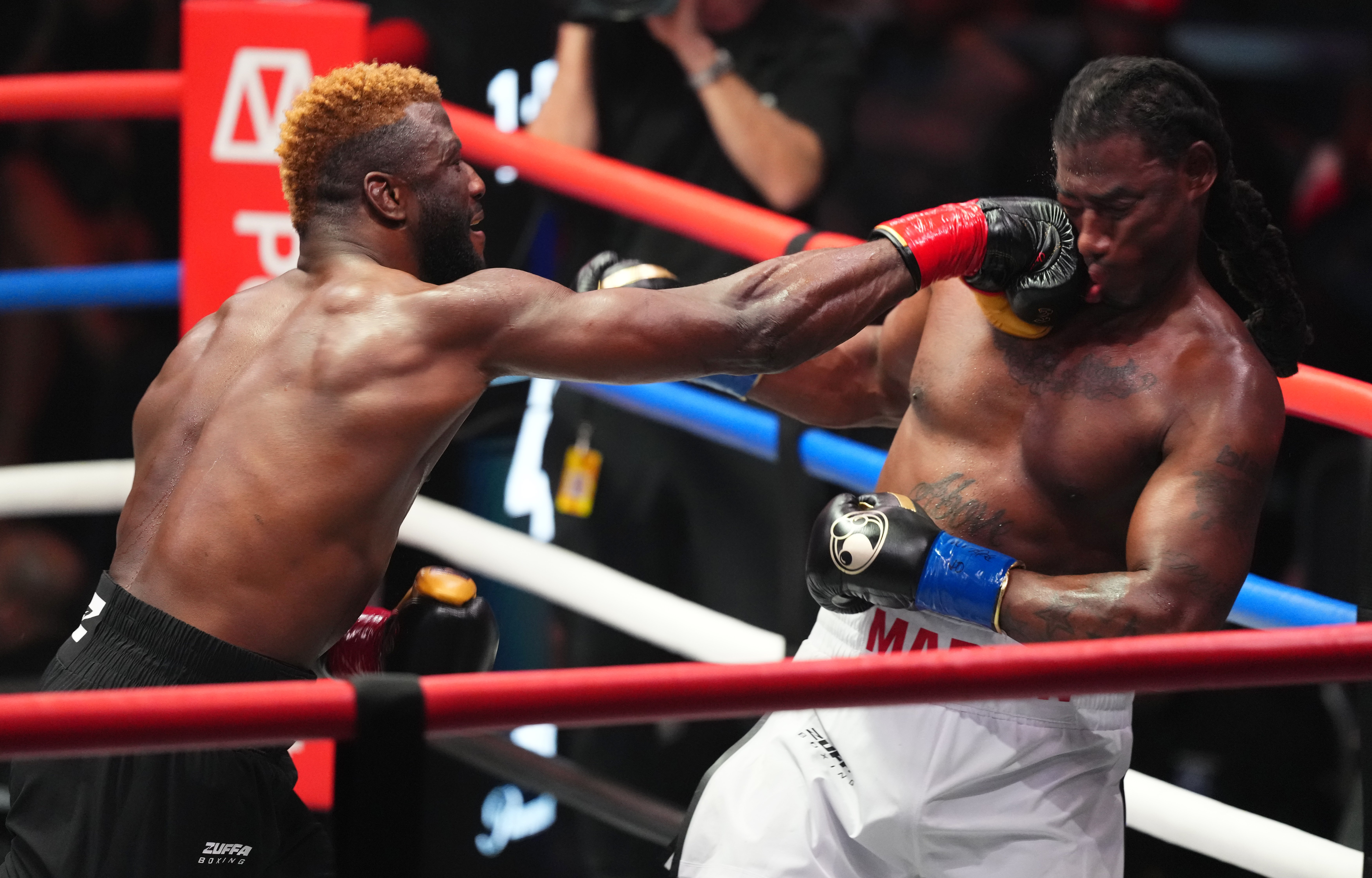 Efe Ajagba Drops Charles Martin Twice, Stops Him In 4