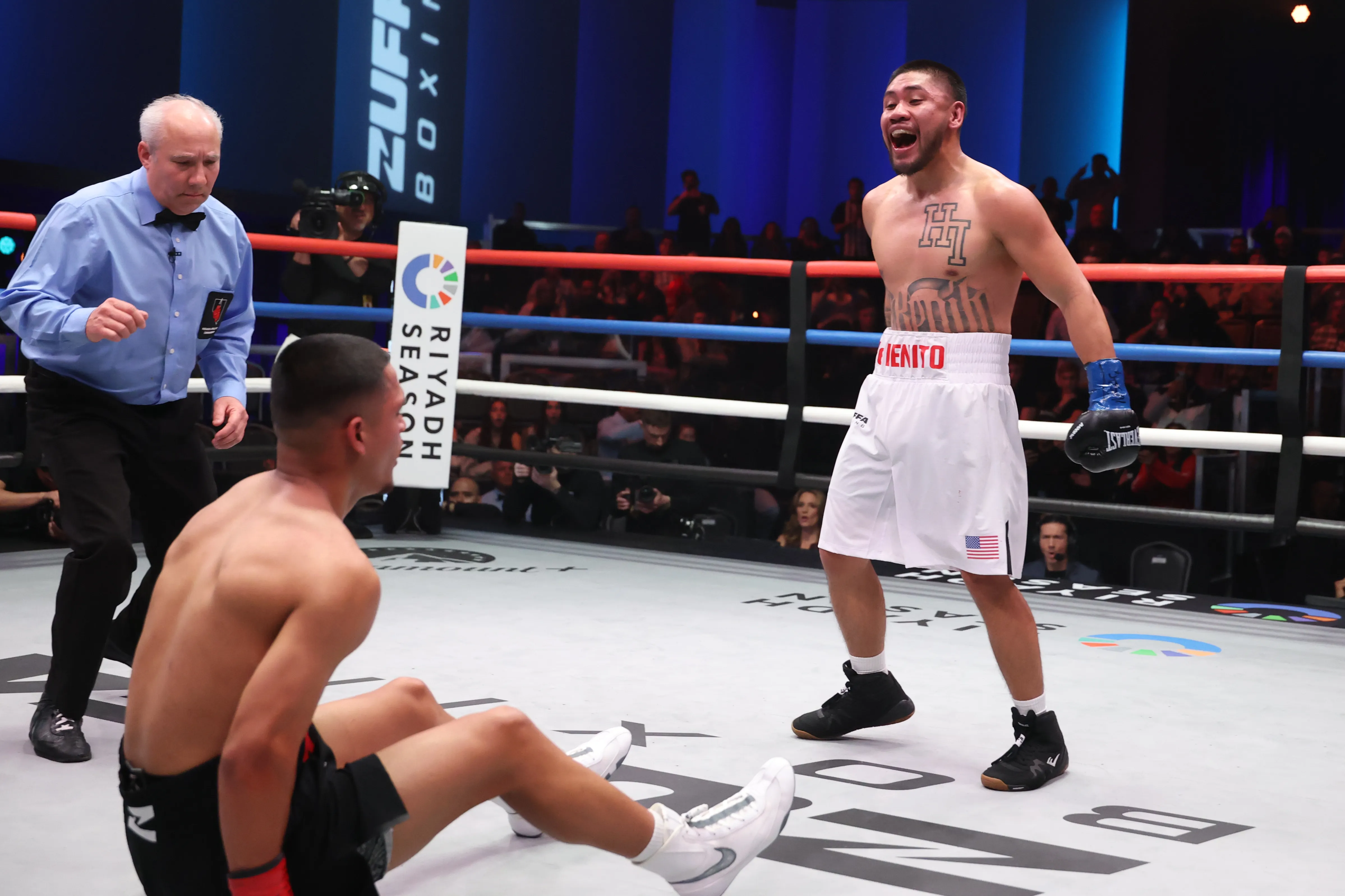 Jaybrio Pe Benito stops Abel Mejia in three rounds in battle of unbeatens