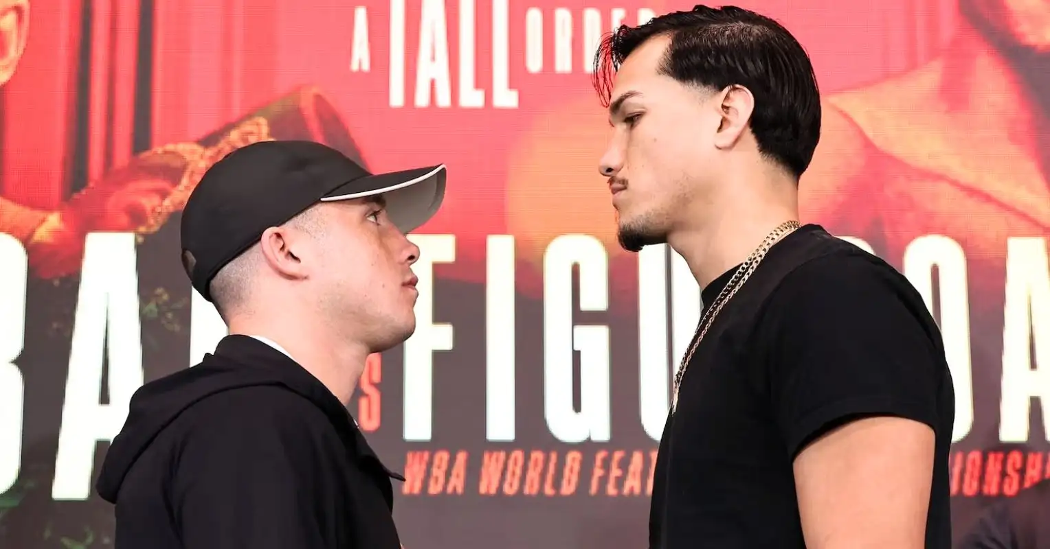 Nick Ball, Brandon Figueroa make weight for WBA featherweight title clash